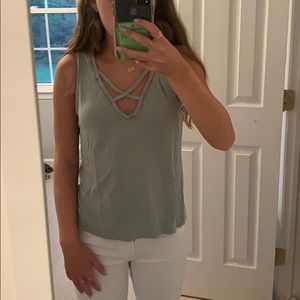 american eagle soft and sexy top! size s